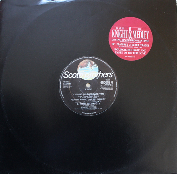 Cover Gladys Knight & Bill Medley - Loving On Borrowed Time (Love Theme From Cobra) (12) Schallplatten Ankauf