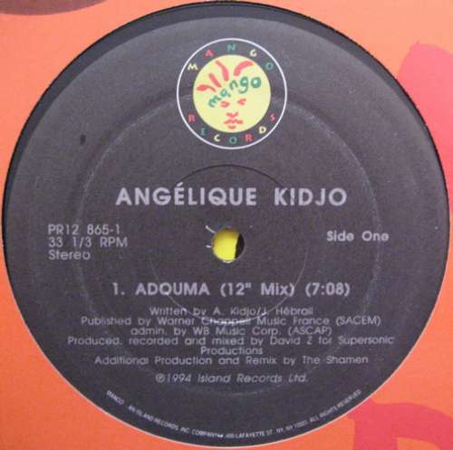 Cover Angelique Kidjo* - Adouma (12) Schallplatten Ankauf