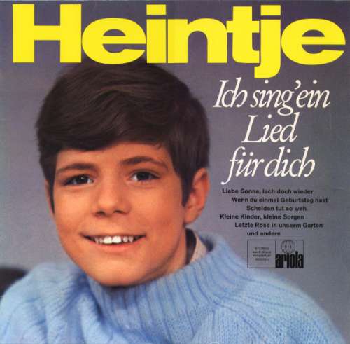 Cover Heintje - Ich Sing' Ein Lied Für Dich (LP, Album) Schallplatten Ankauf