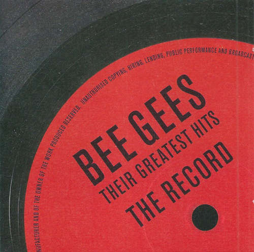 Cover Bee Gees - Their Greatest Hits: The Record (2xHDCD, Comp) Schallplatten Ankauf