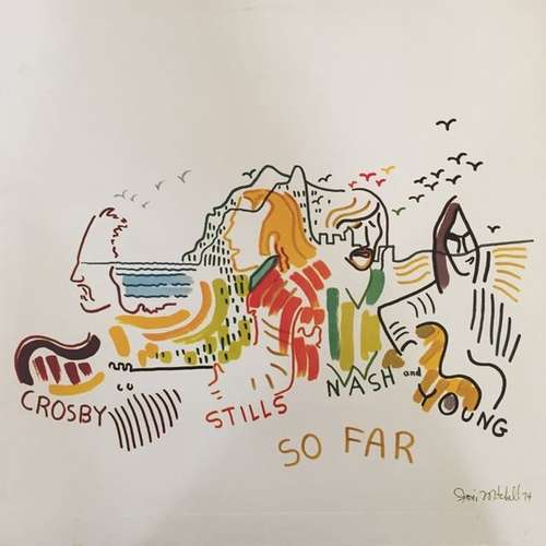 Cover Crosby, Stills, Nash & Young - So Far (LP, Comp, RE) Schallplatten Ankauf