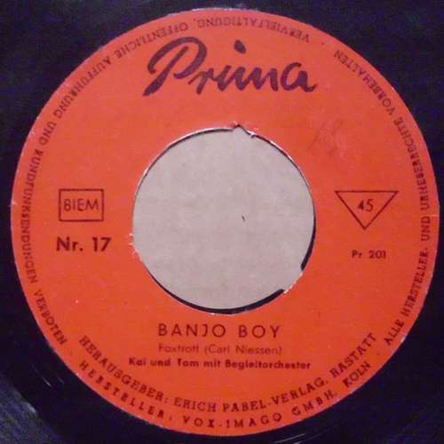 Cover Kai Und Tom mit Begleitorchester* - Banjo Boy (Flexi, 7, S/Sided, Single) Schallplatten Ankauf