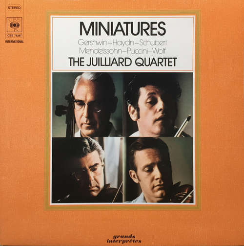 Cover Juilliard String Quartet - Miniatures (LP) Schallplatten Ankauf