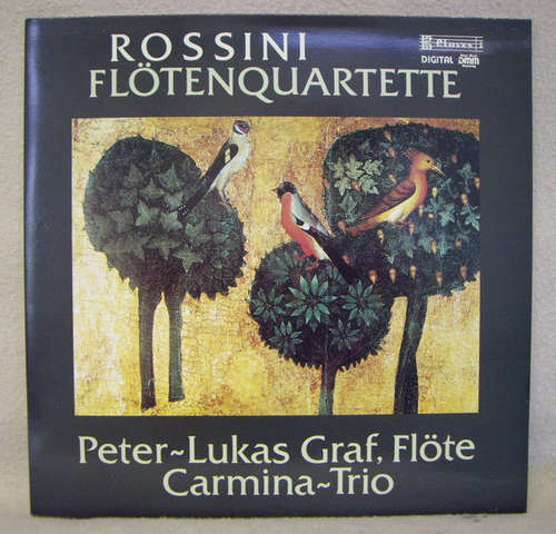 Cover Gioacchino Rossini, Peter-Lukas Graf, Carmina-Streichtrio - Flötenquartette (LP, Album, DMM) Schallplatten Ankauf