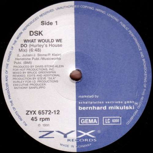 Cover DSK - What Would We Do (12) Schallplatten Ankauf