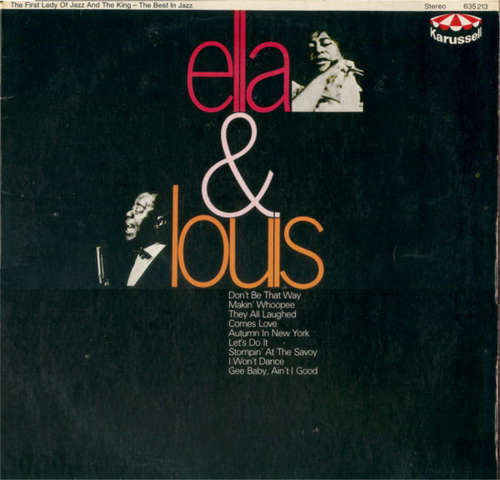 Cover Ella* & Louis* - Ella And Louis (LP, Album) Schallplatten Ankauf