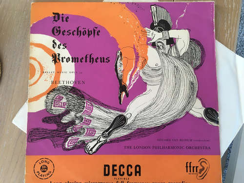 Cover Beethoven* - Eduard van Beinum, The London Philharmonic Orchestra - Die Geschopfe Des Prometheus - Ballet Music Opus 43 (LP, Mono) Schallplatten Ankauf