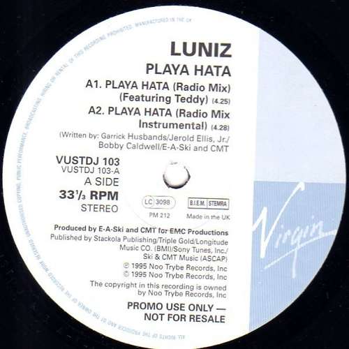 Cover Luniz - Playa Hata (12, Promo) Schallplatten Ankauf