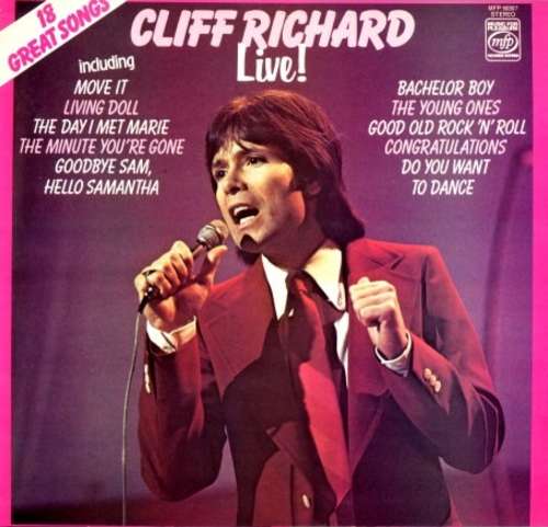 Cover Cliff Richard - Live! (LP, Album, RE) Schallplatten Ankauf