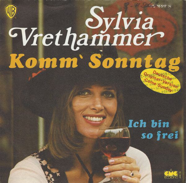Cover Sylvia Vrethammer* - Komm' Sonntag (7, Single) Schallplatten Ankauf