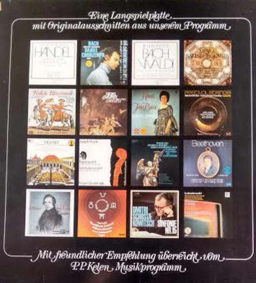 Cover Various - Hörproben Aus Dem P.P. Kelen Musikprogramm (LP, Comp, Promo) Schallplatten Ankauf