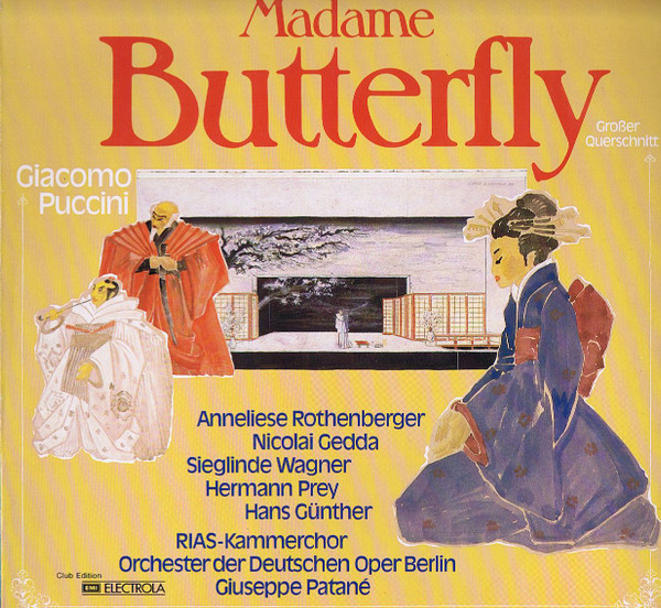 Cover Giacomo Puccini - Madame Butterfly - Großer Querschnitt (LP, Club, RE,  ) Schallplatten Ankauf