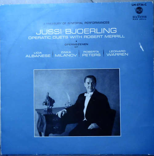 Cover Jussi Bjoerling* With Robert Merrill - Operatic Duets (LP, Mono) Schallplatten Ankauf