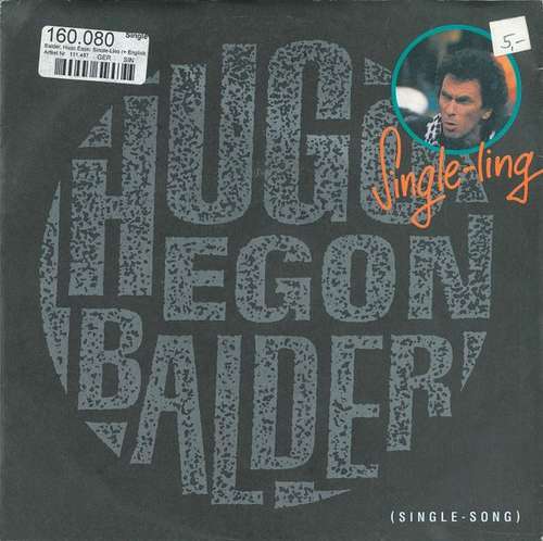 Cover Hugo Egon Balder - Single-Ling (Single Song) (7, Single) Schallplatten Ankauf