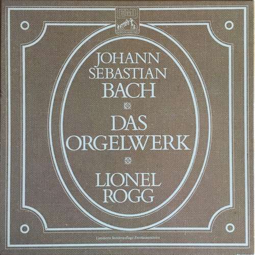 Cover Johann Sebastian Bach, Lionel Rogg - Das Orgelwerk (20xLP, Comp, Quad, Ltd) Schallplatten Ankauf