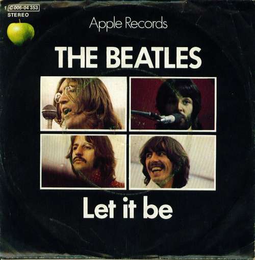 Cover The Beatles - Let It Be (7, Single, Mono) Schallplatten Ankauf