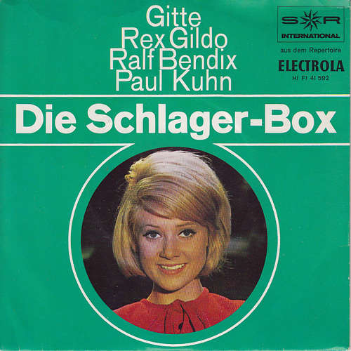 Cover Gitte* / Rex Gildo / Ralf Bendix / Paul Kuhn - Die Schlager-Box (7, EP) Schallplatten Ankauf