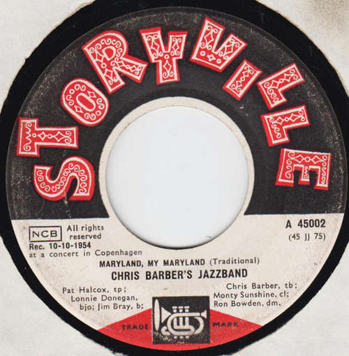 Bild Chris Barber's Jazz Band - Maryland, My Maryland (7, Single) Schallplatten Ankauf