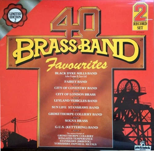 Cover Various - 40 Brass Band Favourites (2xLP, Comp) Schallplatten Ankauf