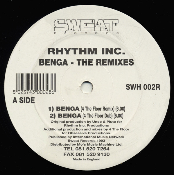Cover Rhythm Inc. - Benga (The Remixes) (12) Schallplatten Ankauf