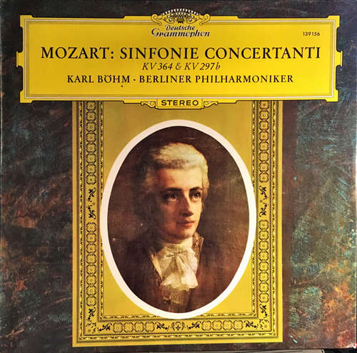 Cover Mozart* - Karl Böhm • Berliner Philharmoniker - Sinfonie Concertanti (KV 364 & KV 297 B) (LP) Schallplatten Ankauf