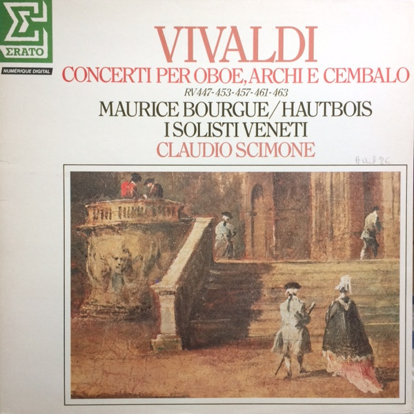 Bild Vivaldi* - Maurice Bourgue, I Solisti Veneti, Claudio Scimone - Concerti Per Oboe, Archi E Cembalo (RV 447 - 453 - 457 - 461 - 463) (LP) Schallplatten Ankauf