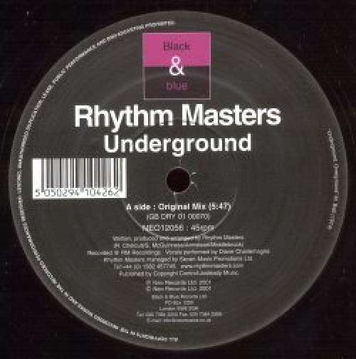 Cover Rhythm Masters - Underground (12) Schallplatten Ankauf