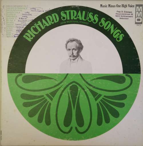 Cover Richard Strauss, John Wustman - Richard Strauss Songs For High Voice (LP) Schallplatten Ankauf