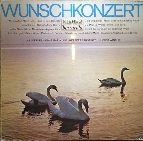 Cover Ilse Werner, Heinz Maria Lins, Herbert Ernst Groh, Horst Winter - Wunschkonzert (LP) Schallplatten Ankauf
