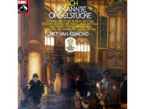Cover Bach* - Piet Van Egmond - Bekannte Orgelstücke (LP) Schallplatten Ankauf