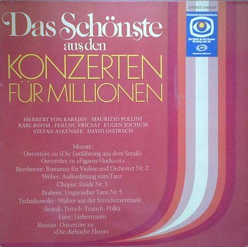 Cover Various - Das Schönste Aus Den Konzerten Für Millionen (LP, Comp) Schallplatten Ankauf