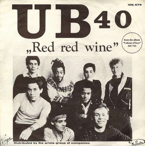 Cover Red Red Wine Schallplatten Ankauf