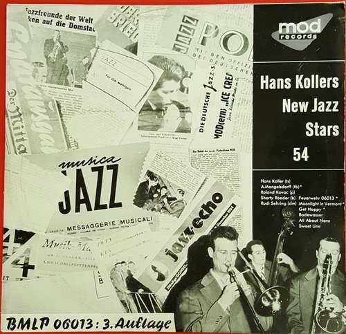 Cover Hans Koller New Jazz Stars - Hans Koller New Jazz Stars 1954 (10, Album, Mono) Schallplatten Ankauf