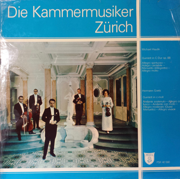 Cover Die Kammermusiker Zürich, Michael Haydn, Hermann Goetz - Quintett In C-Dur Op. 88 / Quintett In C-Moll (LP) Schallplatten Ankauf