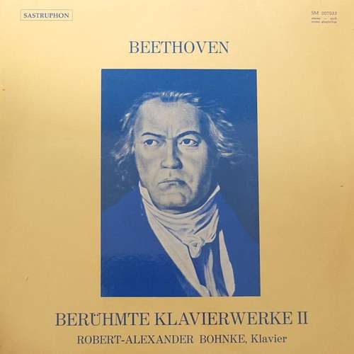 Cover Ludwig van Beethoven, Robert Alexander Bohnke - Berühmte Klavierwerke II (LP, Album, Mono) Schallplatten Ankauf