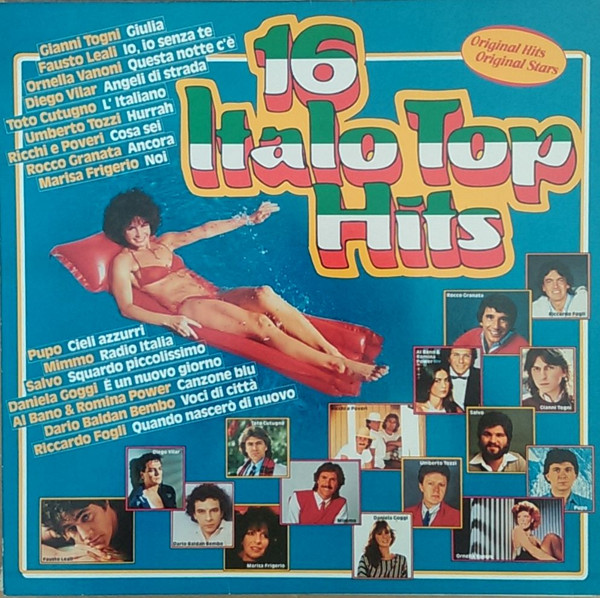 Cover Various - 16 Italo Top Hits (LP, Comp, Club) Schallplatten Ankauf