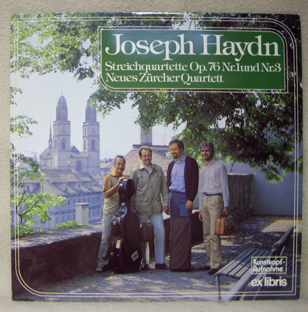 Cover Joseph Haydn, Neues Zürcher Quartett - Streichquartette Op 76 Nr.1 Und Nr.3 (LP) Schallplatten Ankauf