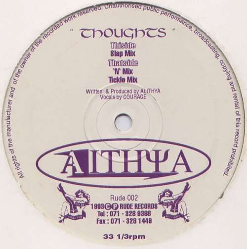 Cover Alithya - Thoughts (12) Schallplatten Ankauf