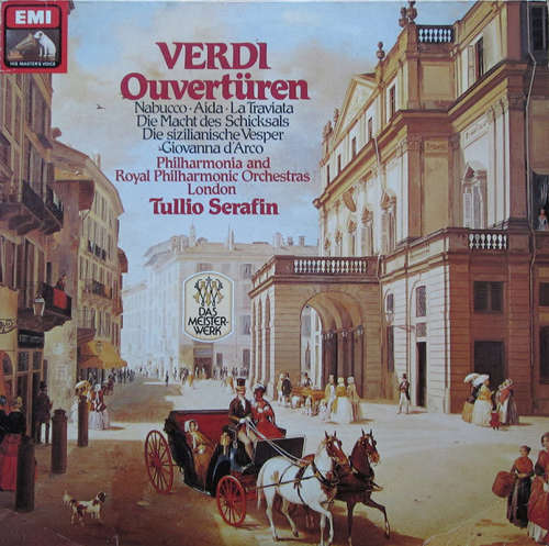 Cover Verdi*, Tullio Serafin conducting The London Philharmonic Orchestra and Royal Philharmonic Orchestra* - Ouvertüren (LP) Schallplatten Ankauf
