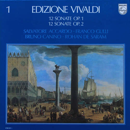 Cover Vivaldi* • Salvatore Accardo • Franco Gulli • Bruno Canino • Rohan De Saram - 12 Sonate Op. 1 / 12 Sonate Op. 2 (5xLP + Box) Schallplatten Ankauf