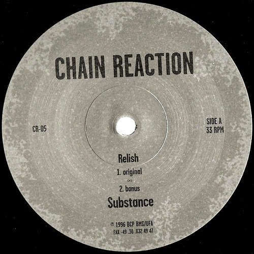 Cover Substance - Relish (12) Schallplatten Ankauf