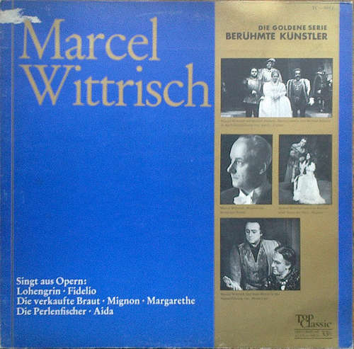 Cover Marcel Wittrisch - Marcel Wittrisch Singt Aus Opern (LP) Schallplatten Ankauf