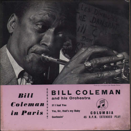Bild Bill Coleman & His Orchestra - Bill Coleman In Paris (7, EP) Schallplatten Ankauf
