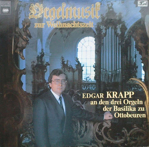 Cover Edgar Krapp - Orgelmusik Zur Weihnachtszeit (LP, Album) Schallplatten Ankauf
