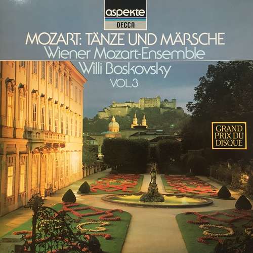 Cover Wolfgang Amadeus Mozart, Wiener Mozart-Ensemble*, Willi Boskovsky - Tänze Und Märsche Vol.3 (LP) Schallplatten Ankauf