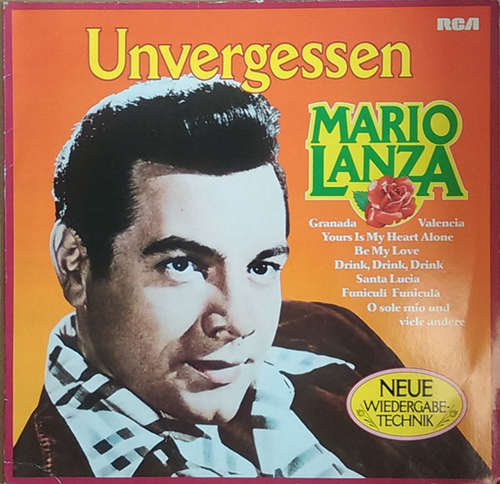 Cover Mario Lanza - Unvergessen (LP, Comp, Club) Schallplatten Ankauf