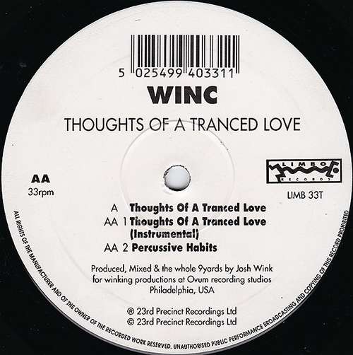 Cover Winc* - Thoughts Of A Tranced Love (12) Schallplatten Ankauf