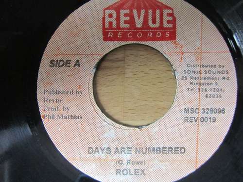 Cover Rolex (2) - Days Are Numbered (7) Schallplatten Ankauf
