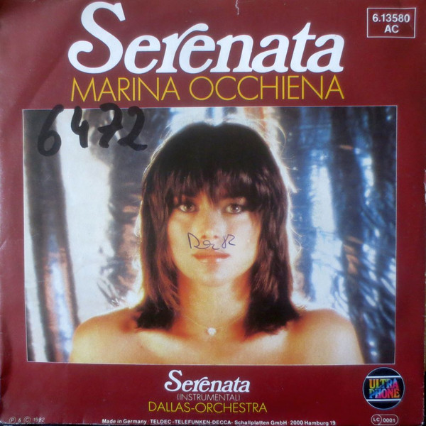 Cover Marina Occhiena - Serenata (7, Single, Promo) Schallplatten Ankauf