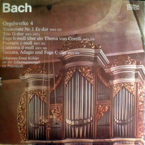 Bild Bach*, Johannes-Ernst Köhler - Orgelwerke 4 (LP, RE, Bla) Schallplatten Ankauf
